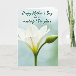 Emerald Bud Mothers Day Card