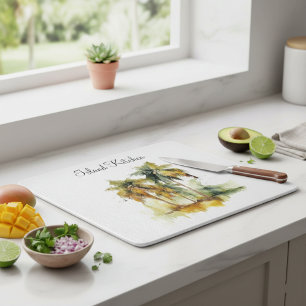 Emerald Canopy, custom Cutting Board