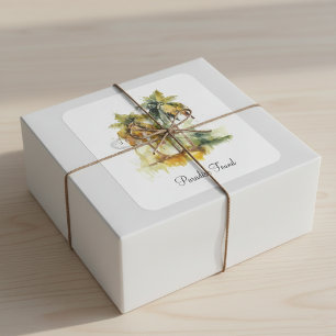Emerald Canopy, custom Square Sticker