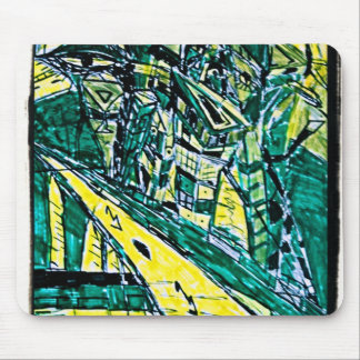 EMERALD CITY DRAWING MOUSE PAD