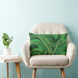 Emerald City Marble Lumbar Cushion