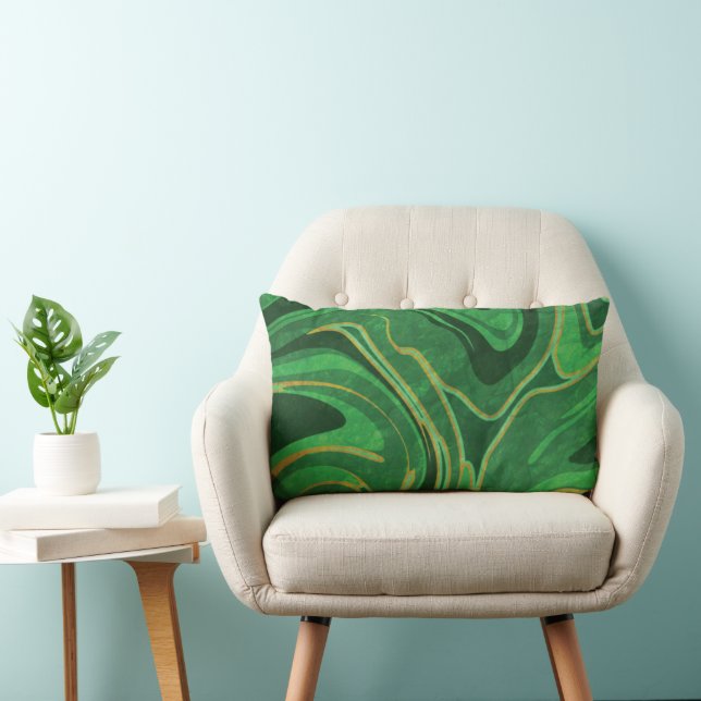 Emerald City Marble Lumbar Cushion (Chair)