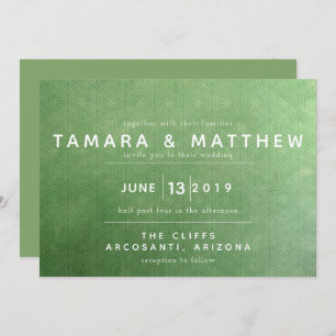 Emerald City Wedding Invitation