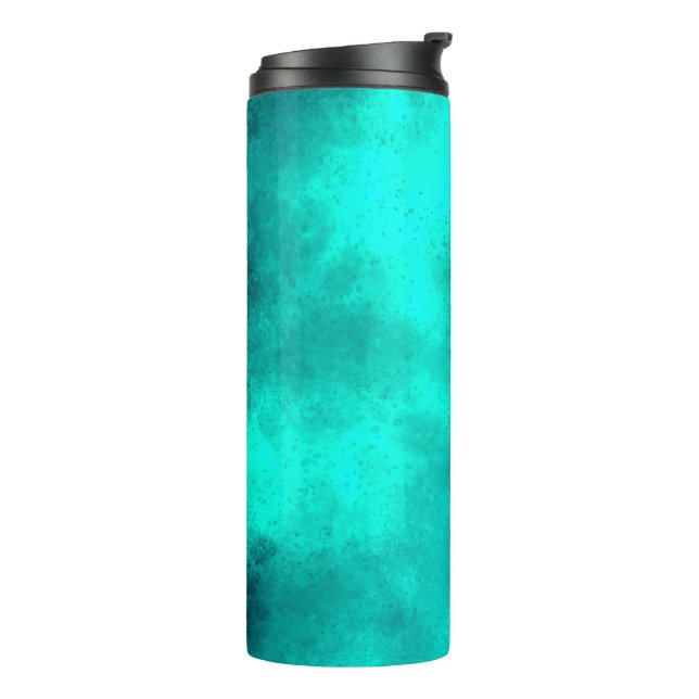 Emerald  Cloud Effect Thermal Tumbler (Rotated Left)