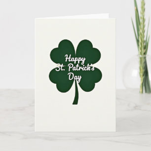 Emerald Clover Happy Day Card