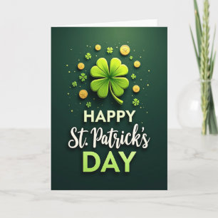 Emerald Clover Pattern Card