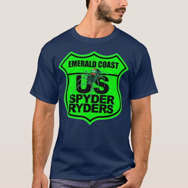 Emerald Coast Chapter - Logo Safety Green T-Shirt (Front)