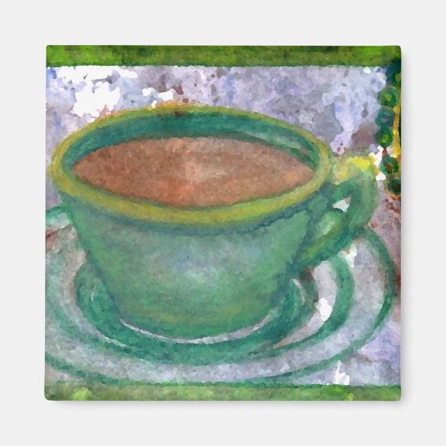 Emerald Coffee CricketDiane Coffee Art Magnet (Front)