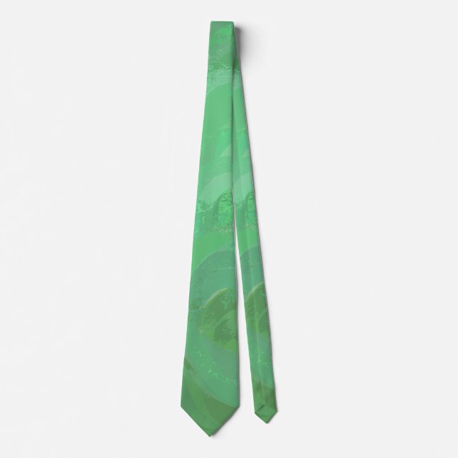 Emerald Cream Green Tie (Front)