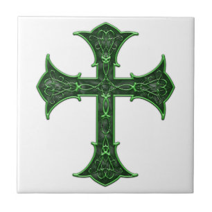Emerald Cross Tile