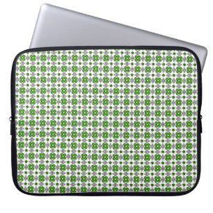 Emerald Diamond Gemstone Art, Green Laptop Sleeve