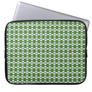 Emerald Diamond Gemstone Art Green Laptop Sleeve