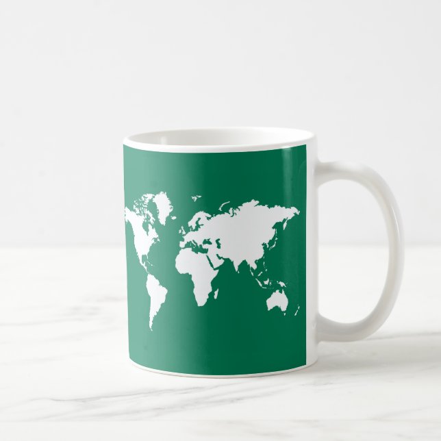 Emerald Elegant World Coffee Mug (Right)