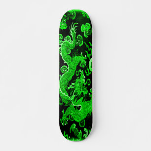Emerald Emperor Dragon Element Custom Pro Board Skateboard