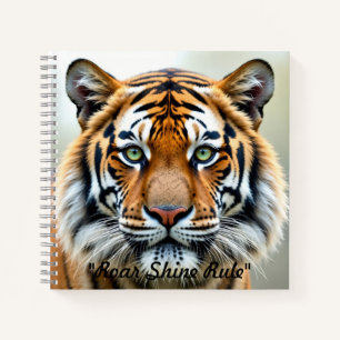 "Emerald Fire Roar" Notebook