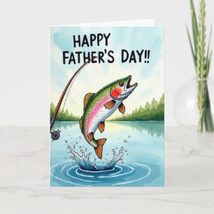 Emerald Fish Fathers Day Card