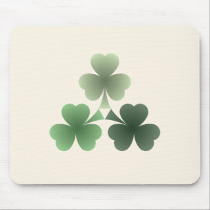 Emerald Flourish Mouse Pad