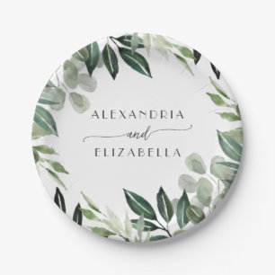Emerald Forest   Paper Plate