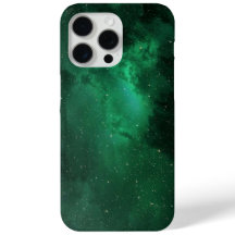 Emerald galaxy phone case 