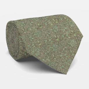 Emerald Garden Tie – Textured Floral