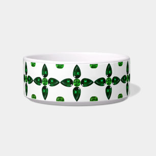 Emerald Gemstone Art, Green Bowl