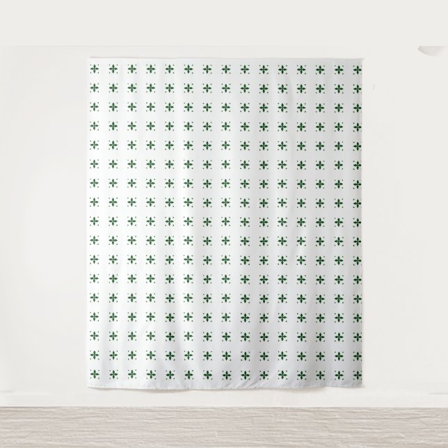 Emerald Gemstone Art, Green Tapestry (Front)
