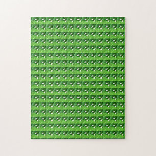 Emerald Gemstone, Green Jigsaw Puzzle