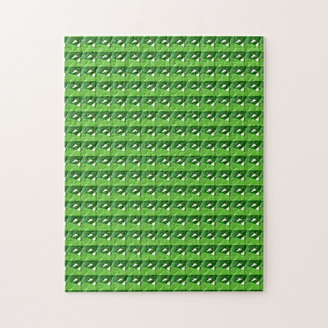 Emerald Gemstone, Green Jigsaw Puzzle (Vertical)