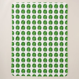 Emerald Gemstone, Green Sherpa Blanket