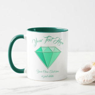 Emerald Gemstone. Jewellery. 55 Wedding Anniversar Mug