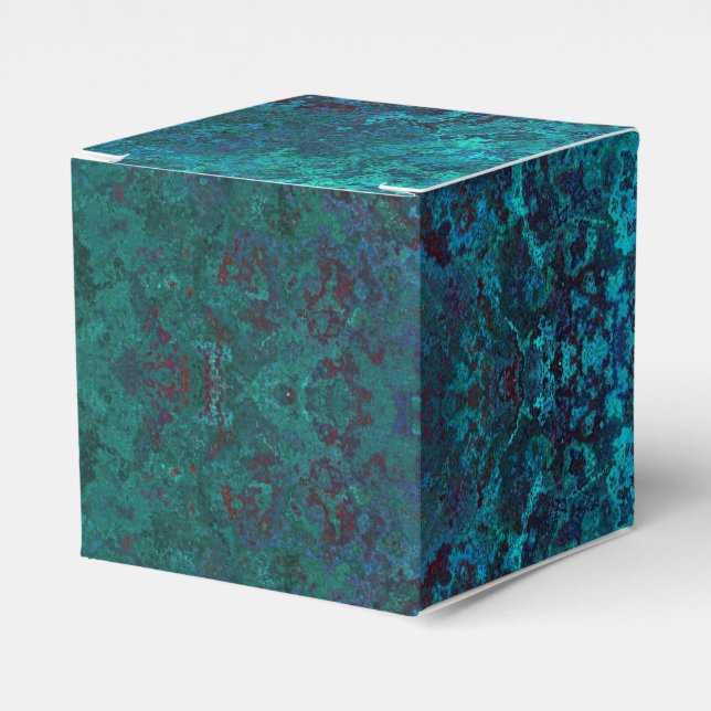 Emerald Gemstone Party Favour Box (Front Side)