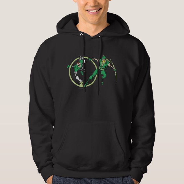 Emerald Gladiator & Emerald Archer Hoodie (Front)
