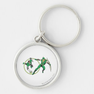 Emerald Gladiator & Emerald Archer Key Ring
