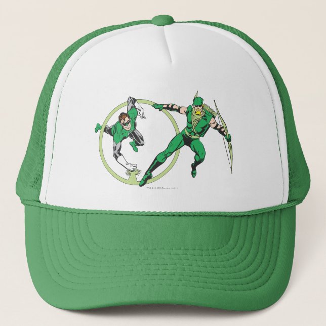 Emerald Gladiator & Emerald Archer Trucker Hat (Front)