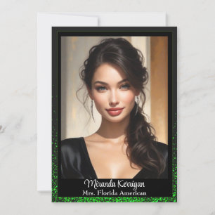 Emerald Glitz Pageant Autograph Cards