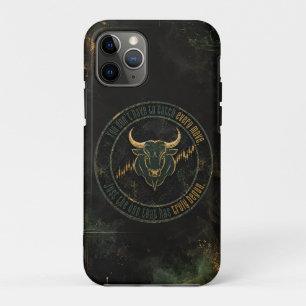 Emerald Gold Bull Mindset Trading iPhone 11 Pro Case