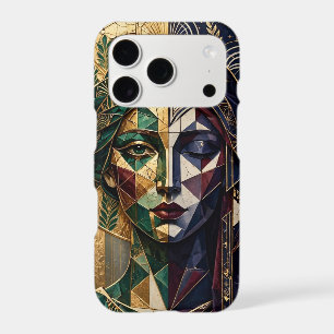 Emerald Gold Mosaic Goddess Halo Case
