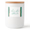 Emerald Green And Gold Watercolor Return Address