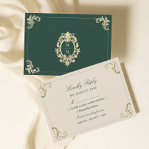 Emerald Green Baroque Gold Wedding