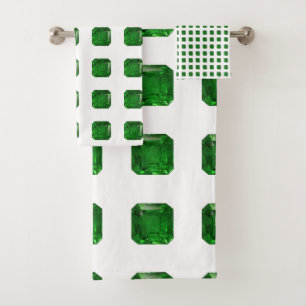 Emerald Green Bath Towel Set