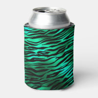 Emerald Green Black Tiger Stripes Wild Animals