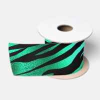 Emerald Green Black Tiger Stripes Wild Animals