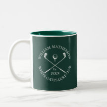 Emerald Green Classic Golf Club Name Personalised