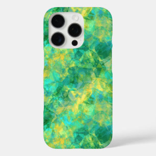 Emerald Green Crumpled Texture iPhone 16 Pro Case