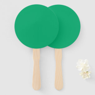 Emerald Green Custom Hand Fans
