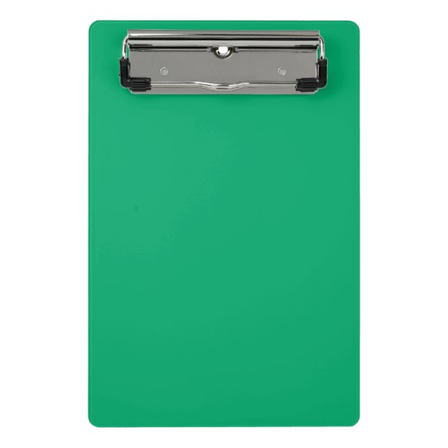 Emerald Green Custom Mini Clipboard (Front)