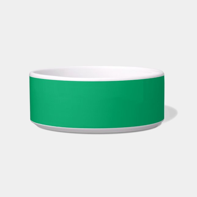 Emerald Green Custom Pet Bowl (Front)