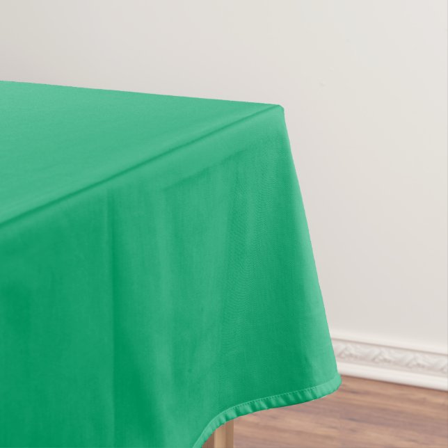 Emerald Green Custom Tablecloth (In Situ)