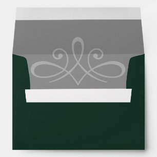 Emerald green envelope
