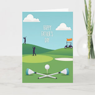 Emerald Green Fathers Day Card